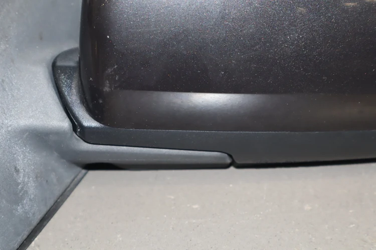 08-15 Mitsubishi EVO X Left Door Mirror OEM Power Phantom Black - Image 6
