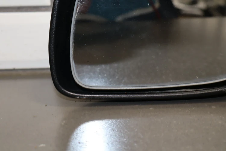 08-15 Mitsubishi EVO X Left Door Mirror OEM Power Phantom Black - Image 9