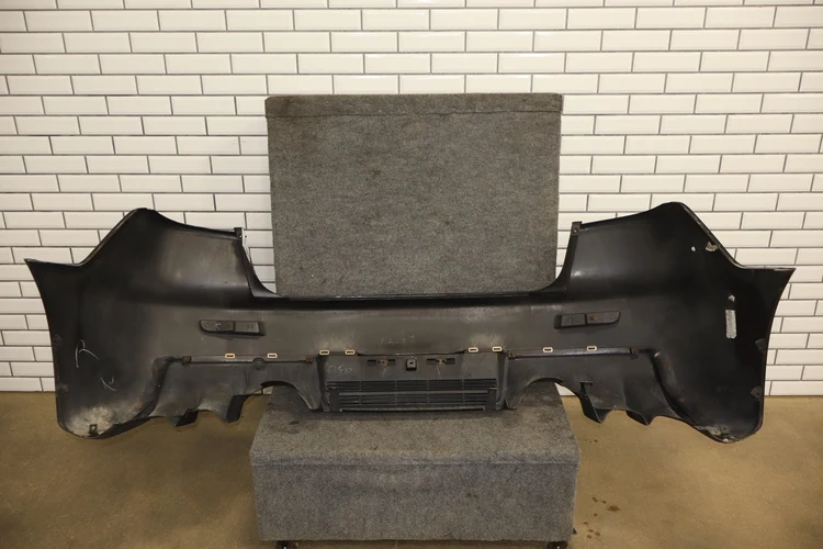 08-15 Mitsubishi EVO X Rear Bumper Cover Phantom Black - Image 5