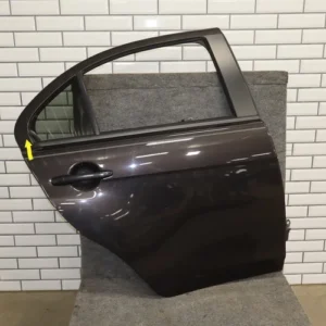 08-15 Mitsubishi EVO X Right Rear Door OEM Phantom Black