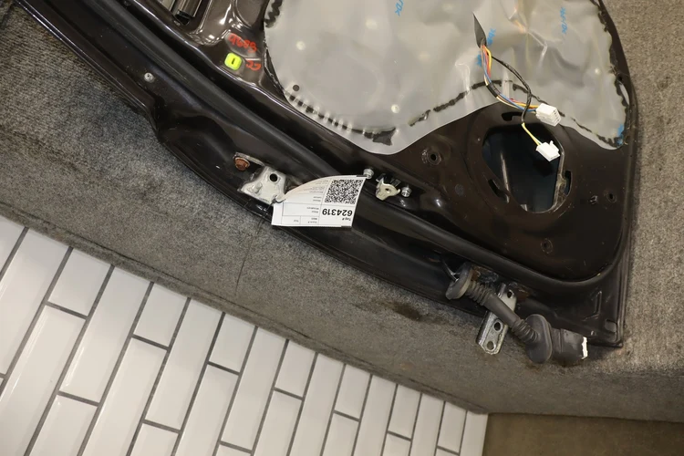 08-15 Mitsubishi EVO X Right Rear Door OEM Phantom Black - Image 3