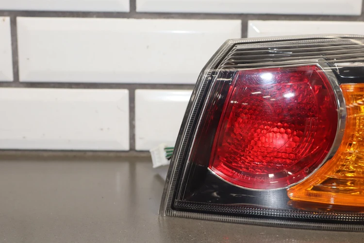 08-15 Mitsubishi EVO X Taillight Set OEM Complete 4pc Clean Lenses Tested Good - Image 6