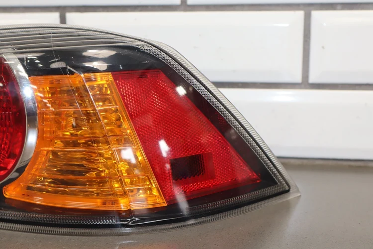 08-15 Mitsubishi EVO X Taillight Set OEM Complete 4pc Clean Lenses Tested Good - Image 5
