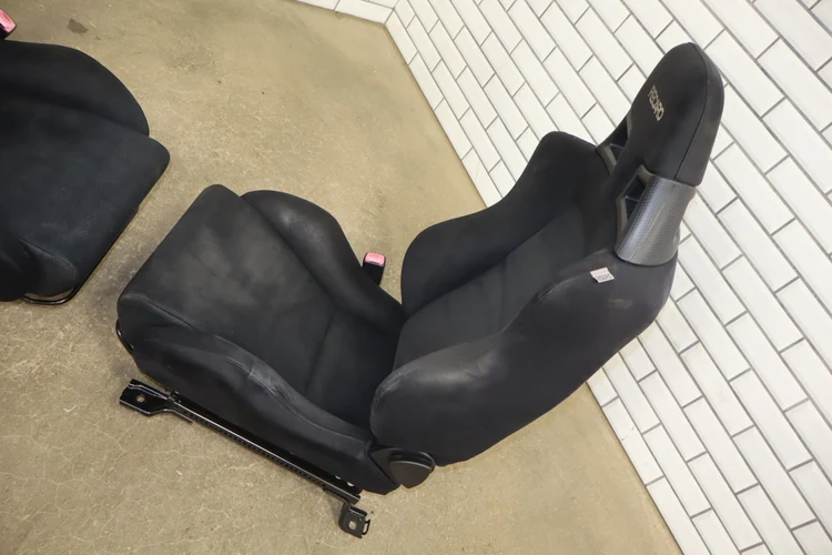 08-15 Mitsubishi Lancer Evolution X Recaro Seat Set Front/Rear OEM - Image 11