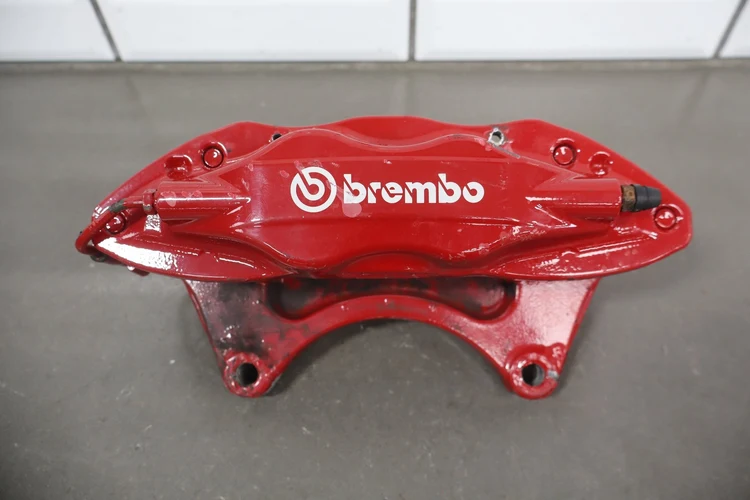 08-15 OEM Mitsubishi Evolution Evo X Brembo Brake Calipers Red SET - Image 12
