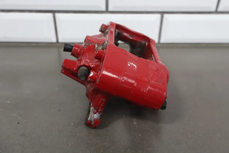 08-15 OEM Mitsubishi Evolution Evo X Brembo Brake Calipers Red SET - Image 7