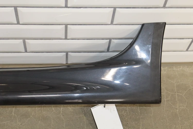 08-15 Mitsubishi Lancer Evolution X Evo 10 Left Side Skirt Rocker Molding Phantom Black - Image 8