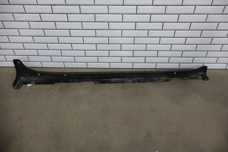 08-15 Mitsubishi Lancer Evolution X Evo 10 Left Side Skirt Rocker Molding Phantom Black - Image 3