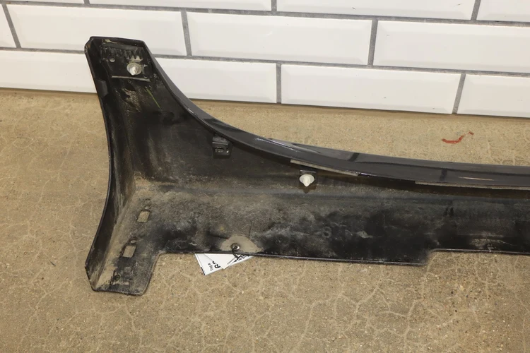 08-15 Mitsubishi Lancer Evolution X Evo 10 Left Side Skirt Rocker Molding Phantom Black - Image 2